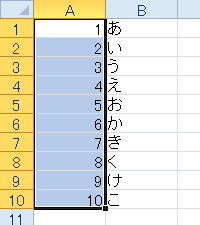 �A���f�[�^�̉��ɘA�Ԃ�U��ɂ�