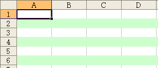 �Q�s���ƂɐF��t����